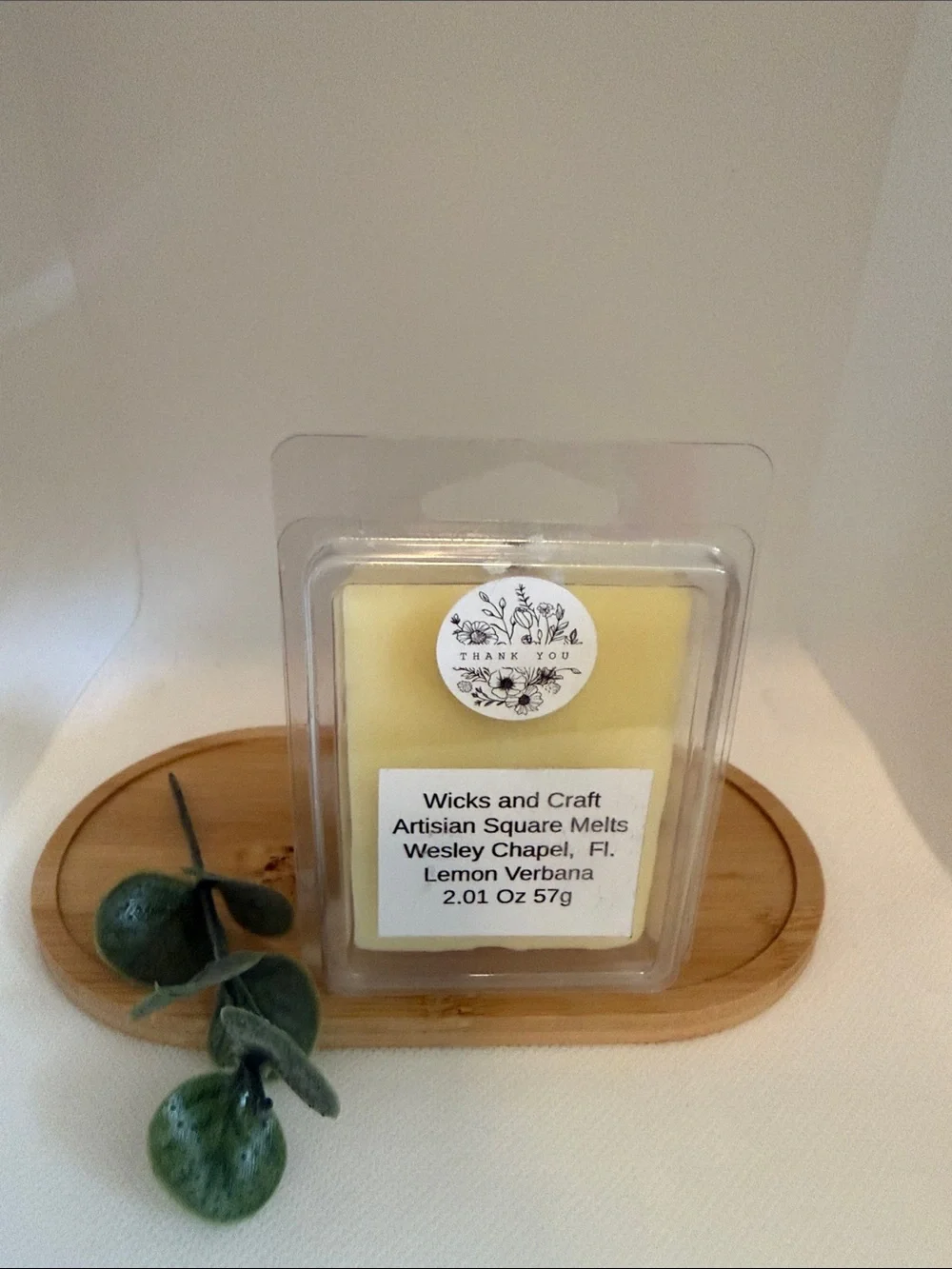Lemon Verbana Artisan Wax Melts - Cream
